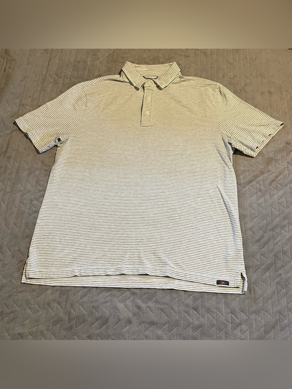 Faherty striped polo shirt mens medium NWOT